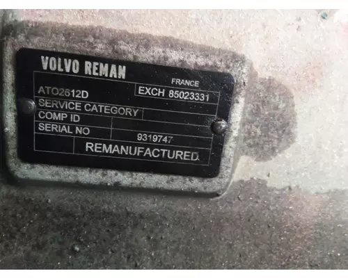 VOLVO ATO2612D TRANSMISSION ASSEMBLY