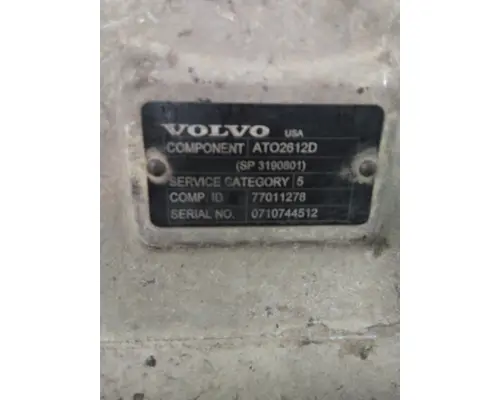 VOLVO ATO2612D TRANSMISSION ASSEMBLY