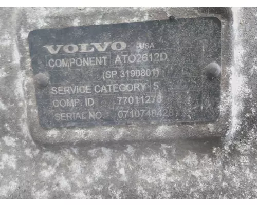 VOLVO ATO2612D TRANSMISSION ASSEMBLY