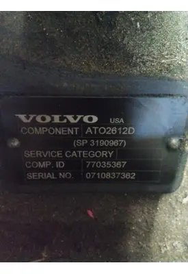 VOLVO ATO2612D TRANSMISSION ASSEMBLY