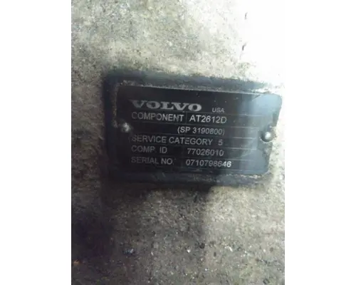 VOLVO ATO2612D TRANSMISSION ASSEMBLY