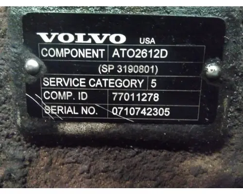 VOLVO ATO2612D TRANSMISSION ASSEMBLY