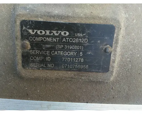 VOLVO ATO2612D TRANSMISSION ASSEMBLY