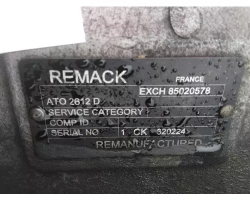 VOLVO ATO2612D TRANSMISSION ASSEMBLY