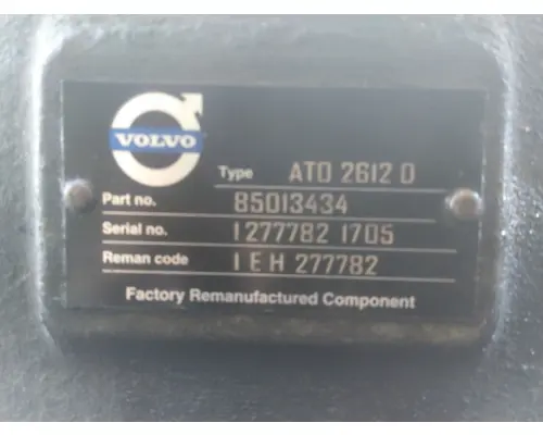 VOLVO ATO2612D TRANSMISSION ASSEMBLY
