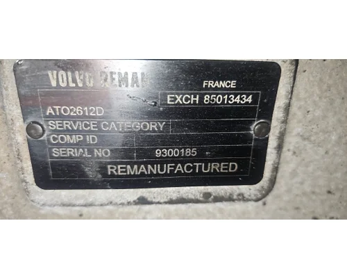 VOLVO ATO2612D Transmission Assembly