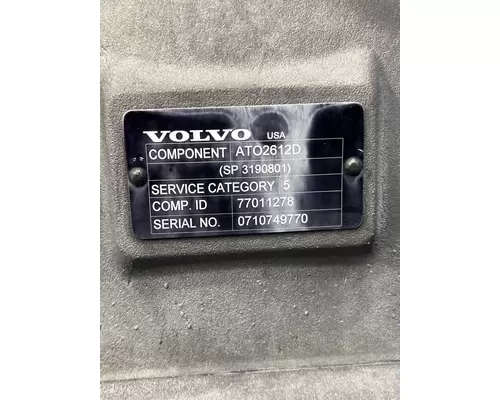 VOLVO ATO2612D Transmission Assembly