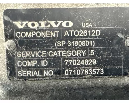 VOLVO ATO2612D Transmission