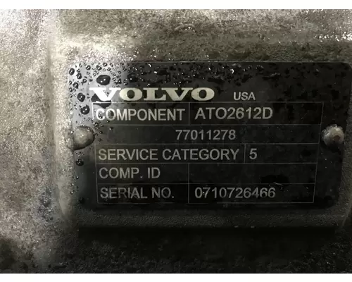 VOLVO ATO2612D Transmission