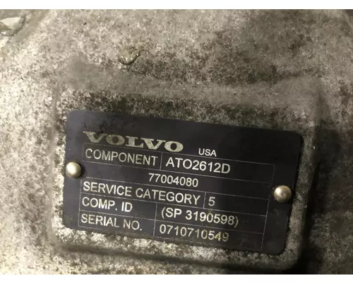 VOLVO ATO2612D Transmission