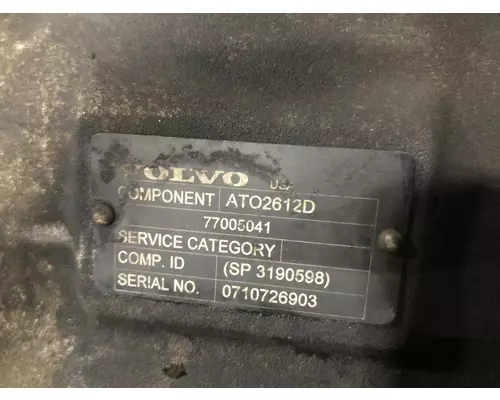 VOLVO ATO2612D Transmission