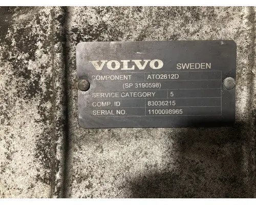 VOLVO ATO2612D Transmission