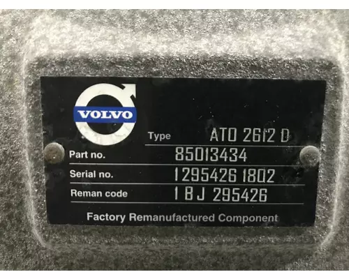 VOLVO ATO2612D Transmission