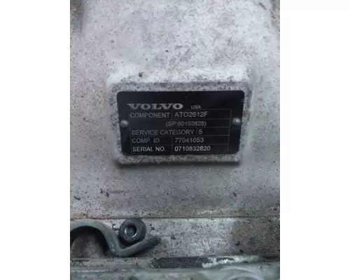 VOLVO ATO2612F TRANSMISSION ASSEMBLY