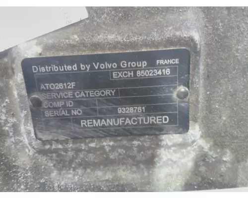 VOLVO ATO2612F TRANSMISSION ASSEMBLY