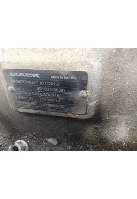 VOLVO ATO2612F TRANSMISSION ASSEMBLY