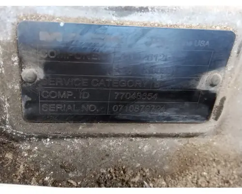 VOLVO ATO2612F TRANSMISSION ASSEMBLY