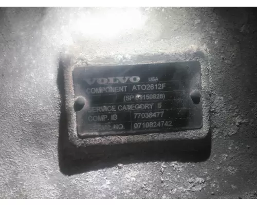 VOLVO ATO2612F TRANSMISSION ASSEMBLY