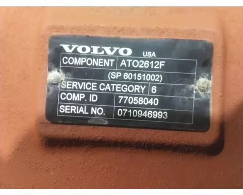 VOLVO ATO2612F TRANSMISSION ASSEMBLY