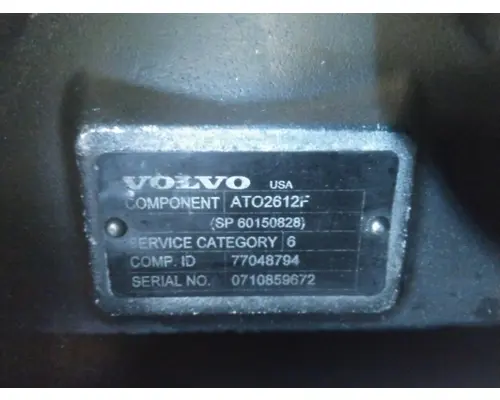 VOLVO ATO2612F TRANSMISSION ASSEMBLY