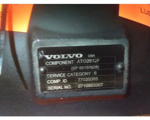 VOLVO ATO2612F TRANSMISSION ASSEMBLY