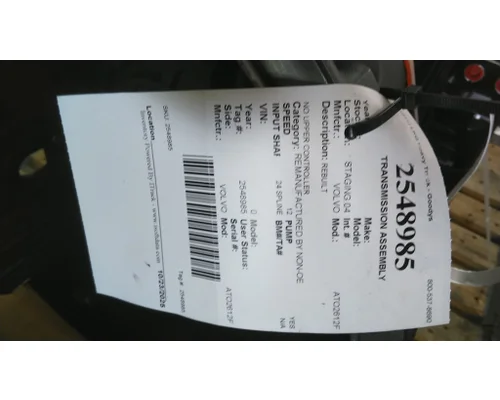 VOLVO ATO2612F TRANSMISSION ASSEMBLY