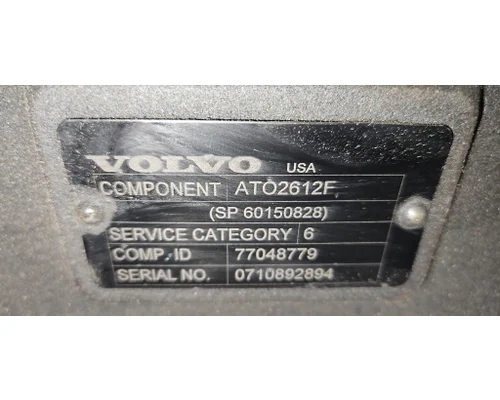 VOLVO ATO2612F Transmission Assembly
