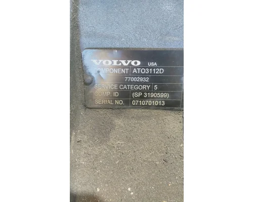 VOLVO ATO3112D TRANSMISSION ASSEMBLY