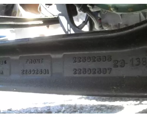 VOLVO CANNOT BE IDENTIFIED AXLE ASSEMBLY, FRONT (STEER)