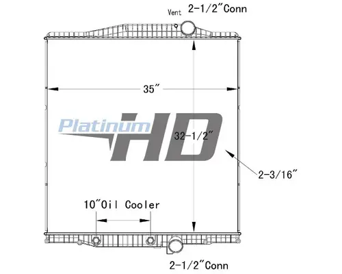 VOLVO CXP612 RADIATOR ASSEMBLY