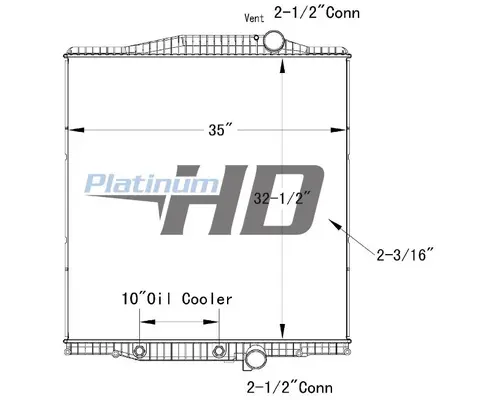 VOLVO CXP612 RADIATOR ASSEMBLY