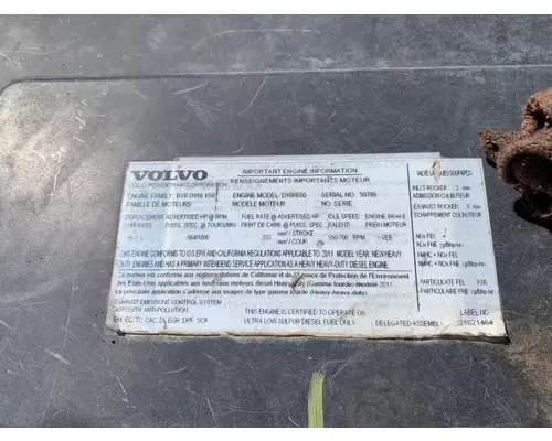 VOLVO D-16 Engine Assembly