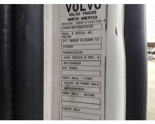 VOLVO D11F EPA 07 (MP7) ENGINE ASSEMBLY