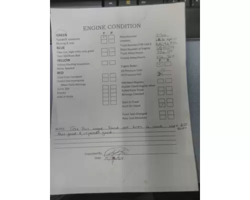 VOLVO D11H EPA 10 (MP7) ENGINE ASSEMBLY