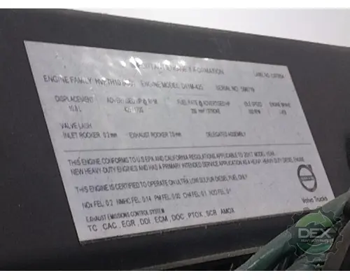 VOLVO D11M Engine Assembly