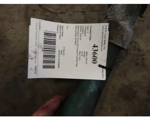 VOLVO D12 Coolant Pipe 