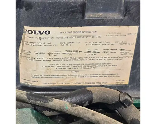 VOLVO D12 Engine Assembly