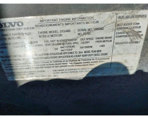 VOLVO D13 SCR Engine Assembly