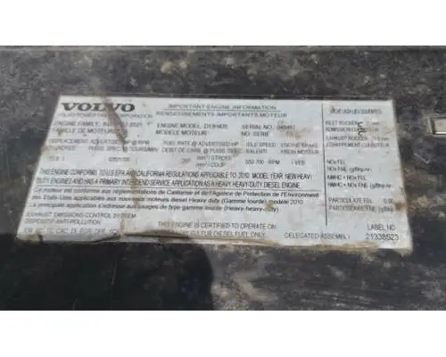 VOLVO D13H EPA 10 (MP8) ENGINE ASSEMBLY