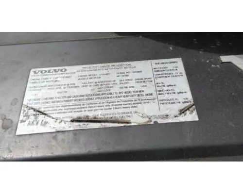 VOLVO D13H EPA 10 (MP8) ENGINE ASSEMBLY