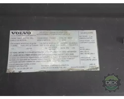 VOLVO D13H  Engine Assembly