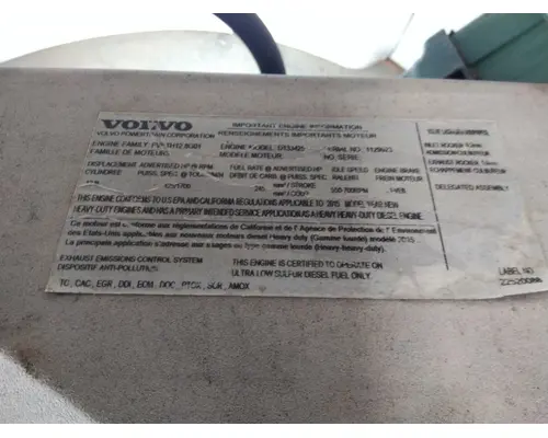 VOLVO D13J EPA 13 (MP8) ENGINE ASSEMBLY