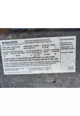 VOLVO D13J EPA 13 (MP8) ENGINE ASSEMBLY