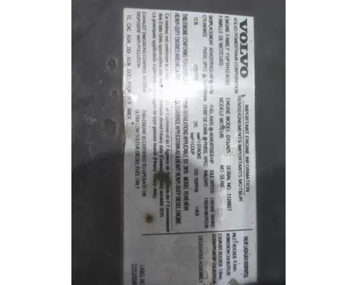 VOLVO D13J EPA 13 (MP8) ENGINE ASSEMBLY