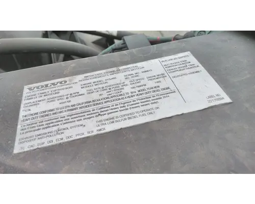 VOLVO D13J EPA 13 (MP8) ENGINE ASSEMBLY