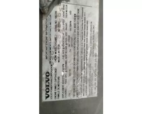 VOLVO D13J405 Engine Assembly