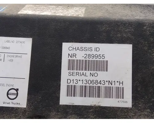 VOLVO D13M EPA 17 (MP8) ENGINE ASSEMBLY