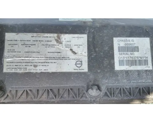 VOLVO D13M EPA 17 (MP8) ENGINE ASSEMBLY