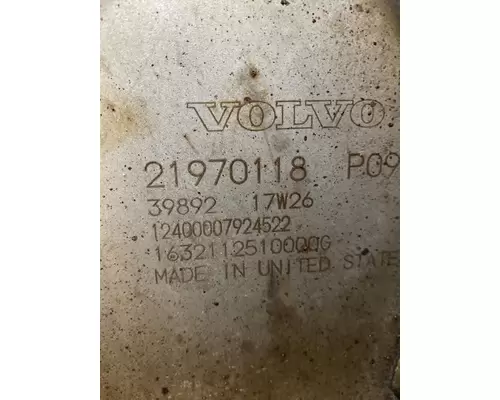 VOLVO D13M DPF (Diesel Particulate Filter)