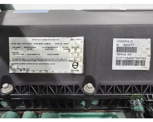 VOLVO D13M Engine Assembly